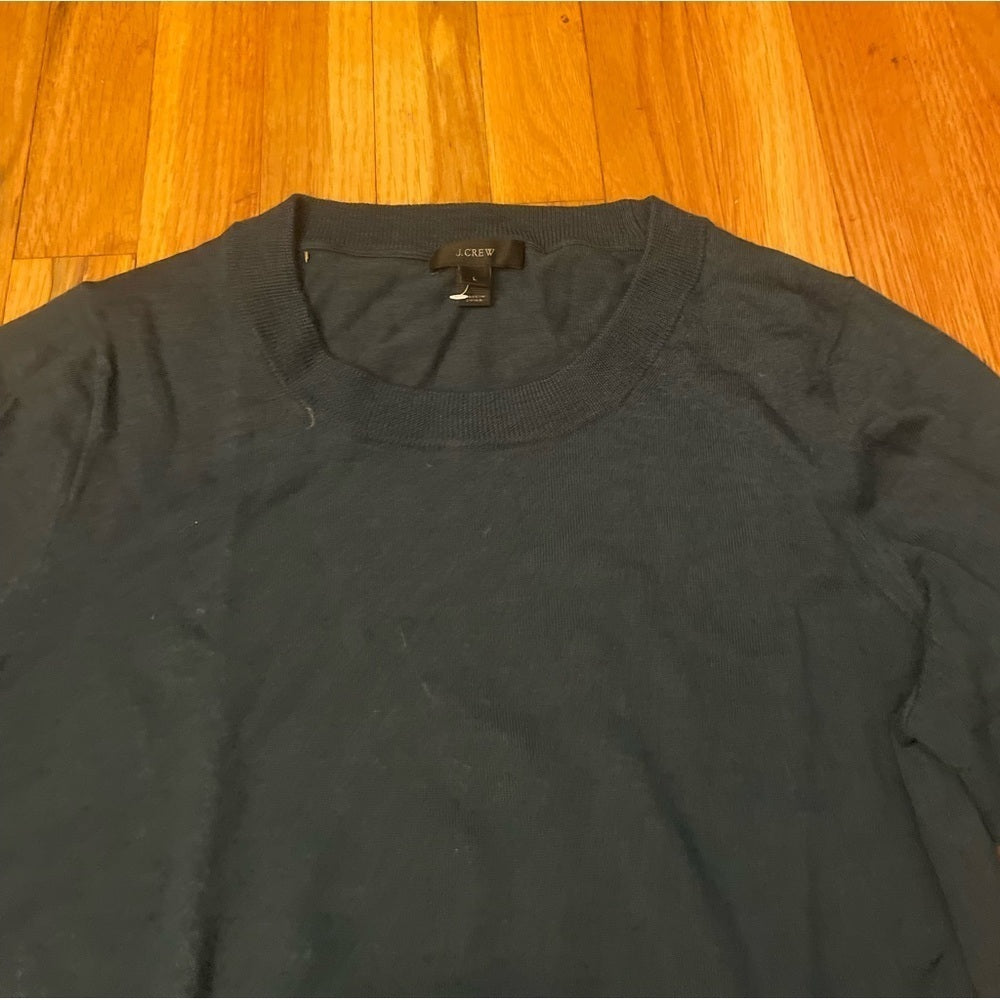 J. Crew Dark Navy Sweater Size Large