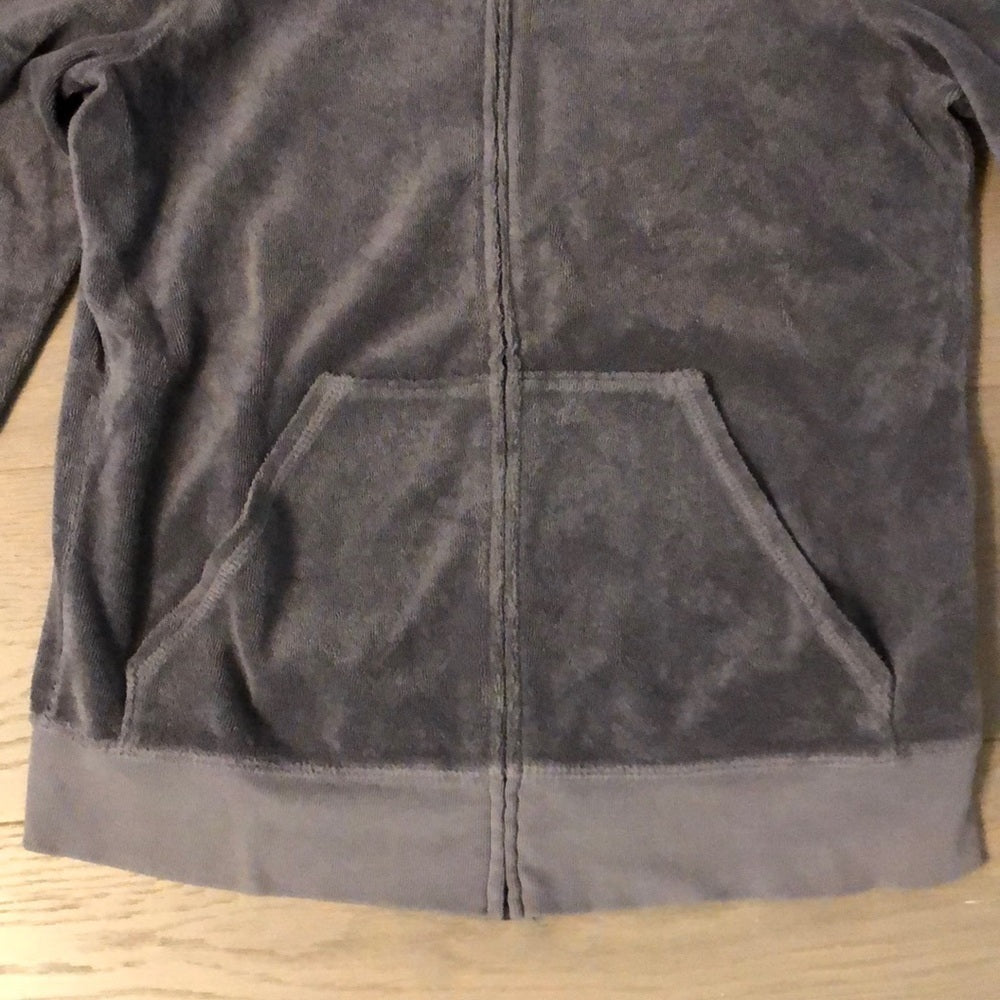 JUICY Grey Terry cloth Sweatshirt Size L