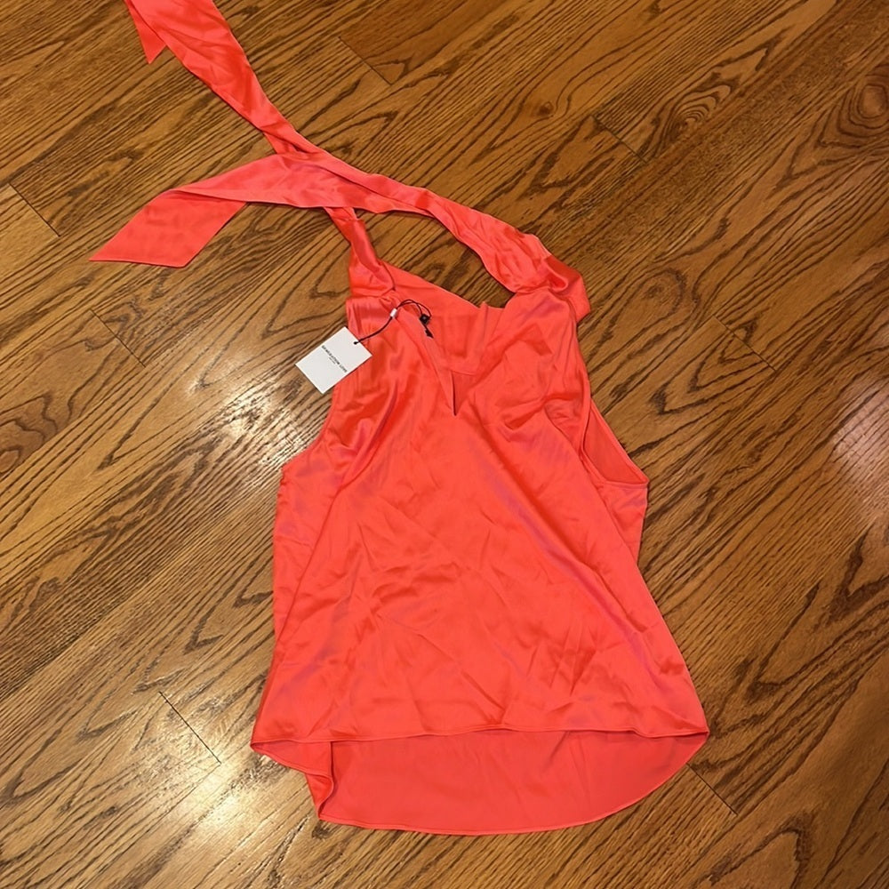 NWT Generation Love Woman’s Kaylee Halter Top Papaya Size M