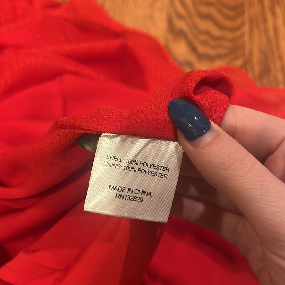 NWT House of Harlow x Revolve Woman’s Red Dress Size L