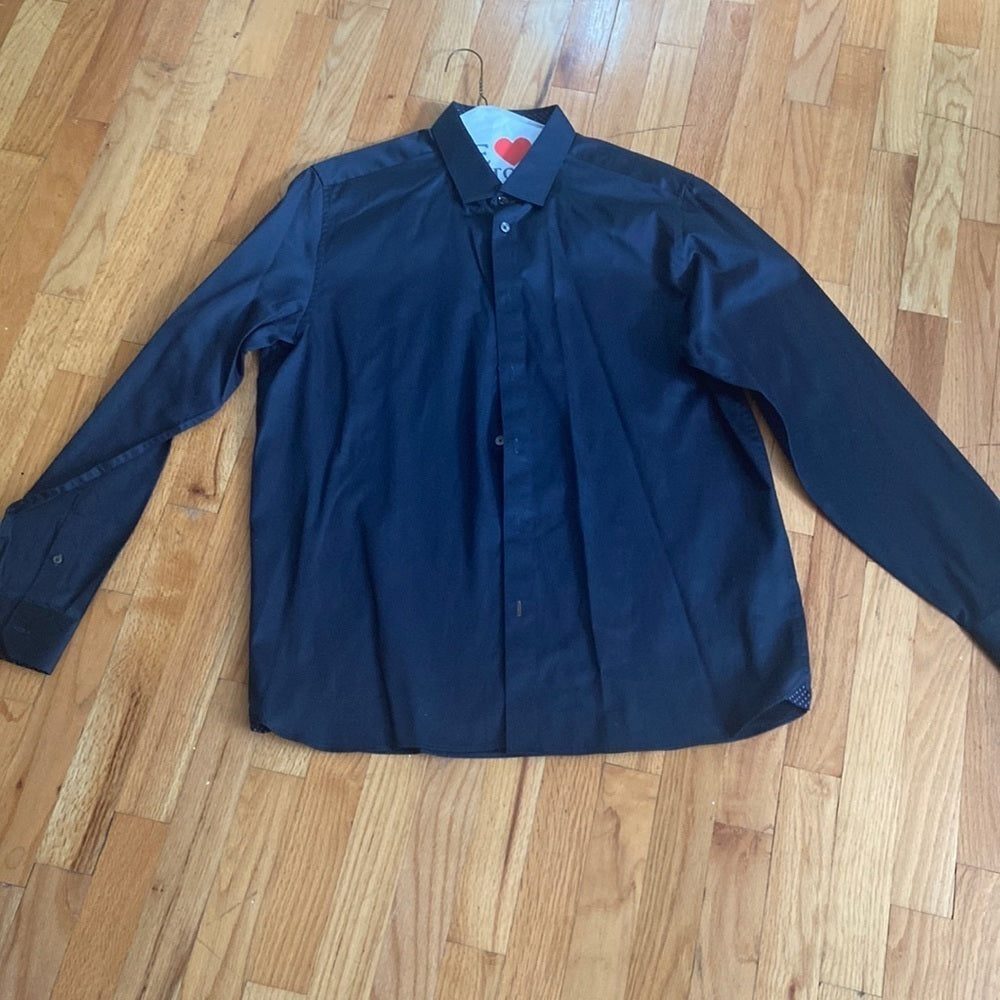 MEN’S Ted Baker London button down. Navy blue. Size 6