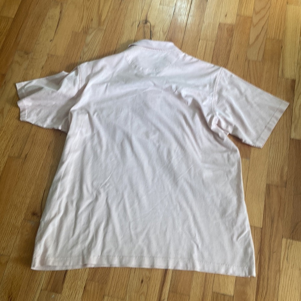 MEN’S tricots st raphael polo shirt. Pink. Size XL