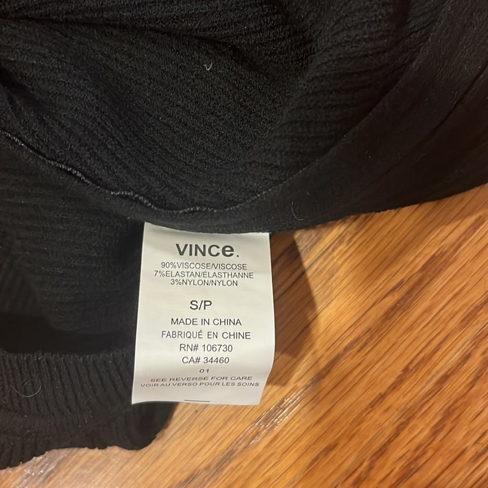 NWT Vince Woman’s Black Sweater Size S