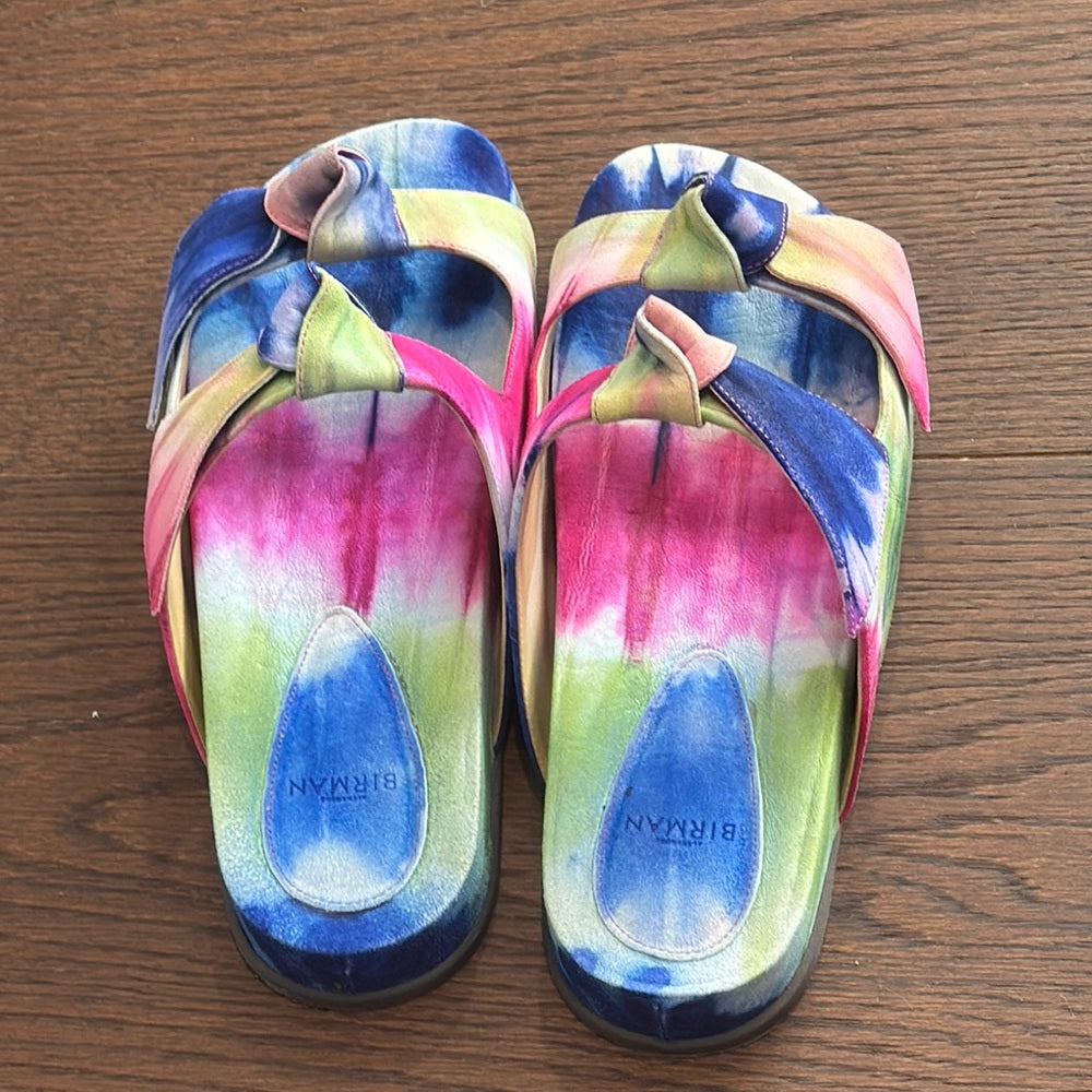 Birman Women’s Colorful Tie Dye Sandals Size 39.5/9.5