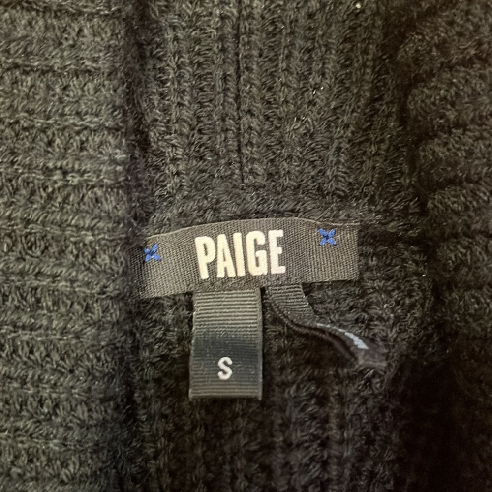 PAIGE Woman’s Leather Cardigan Size S