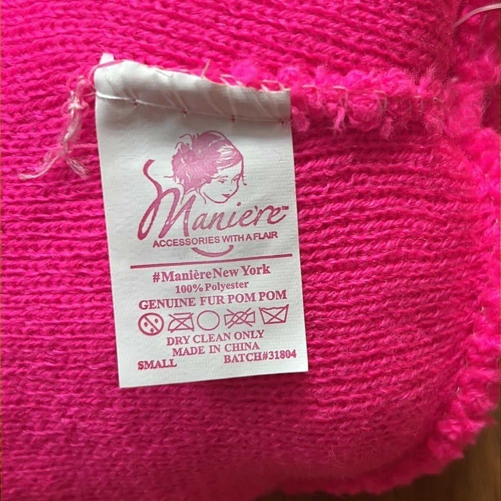 MANIÉRE Kid’s Hot Pink Sparkly Hat