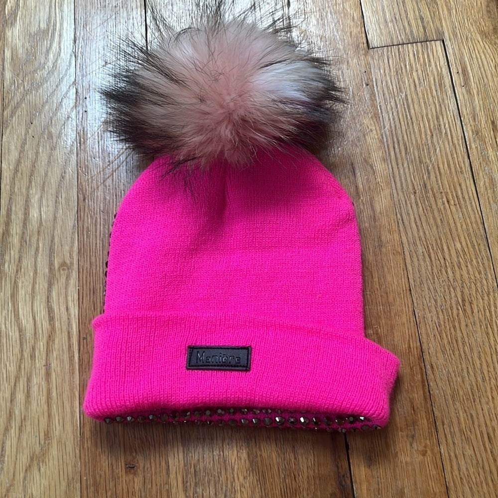 MANIÉRE Kid’s Hot Pink Sparkly Hat