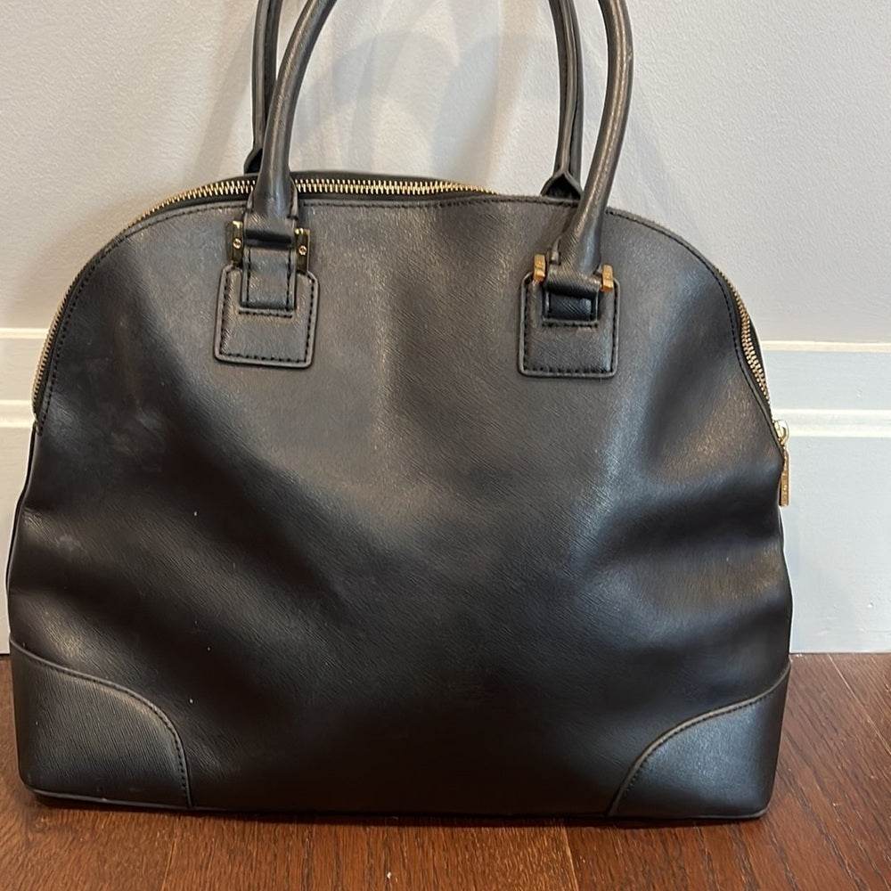 Tory Burch Robinson Dome Satchel Bag Black