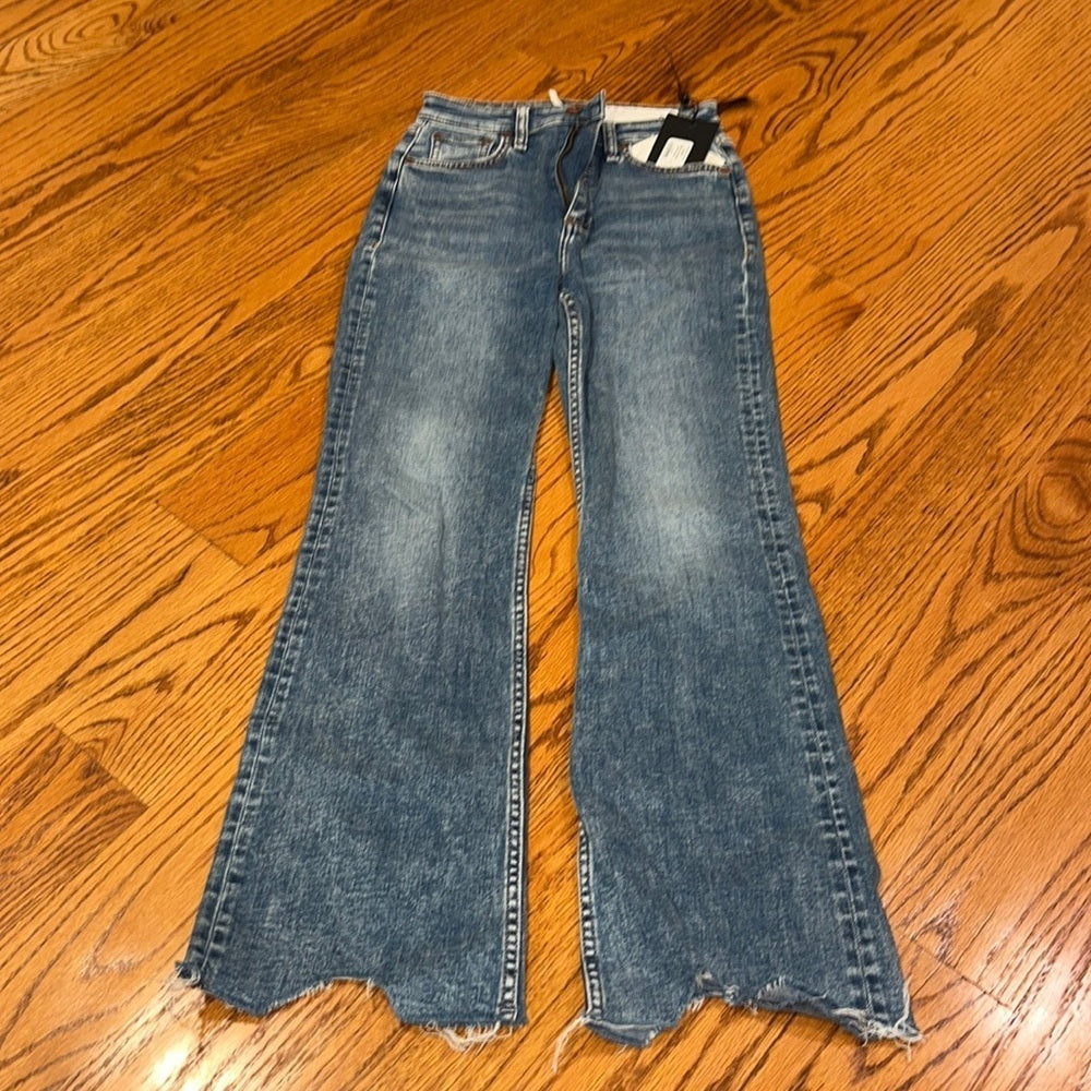 NWT Rag & Bone Woman’s Pebbles Casey High Rise Ankle Flare Jeans Size 24