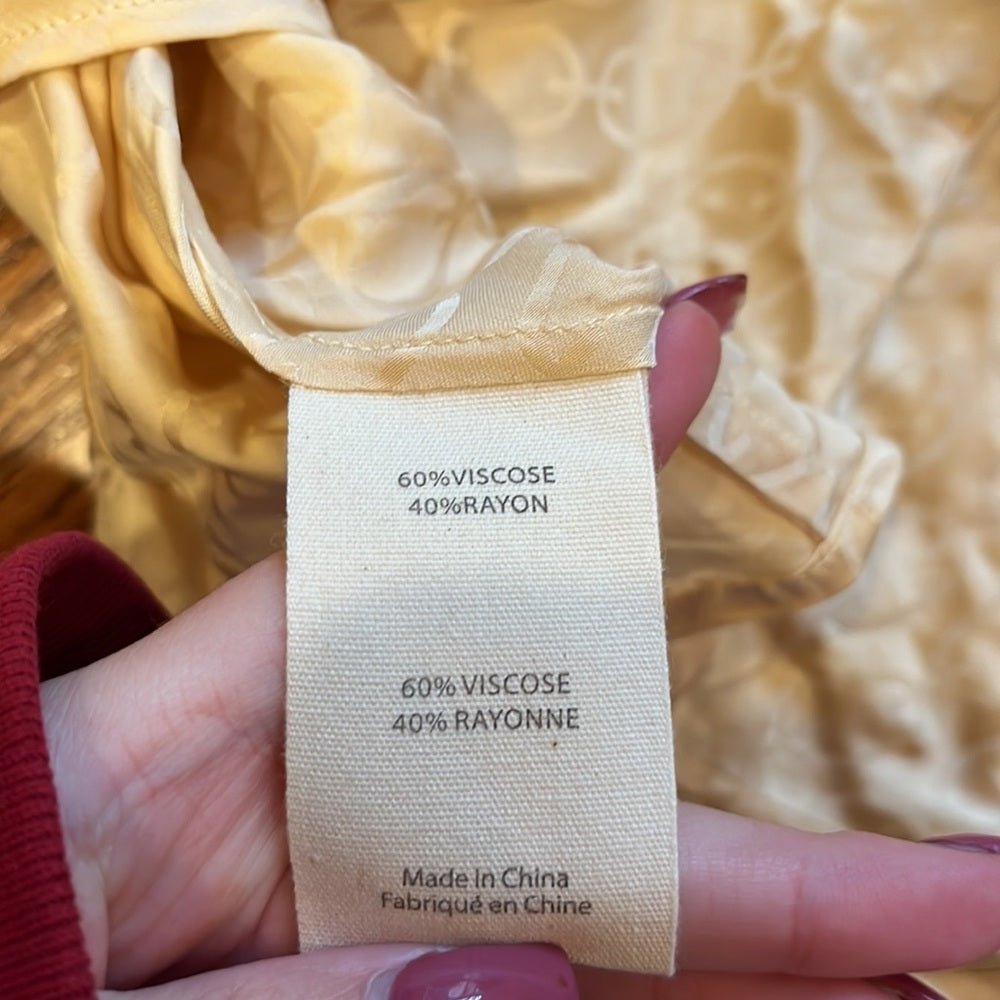 NWT L’Agence Woman’s Light Gold Tonal Chain Tank Size XS