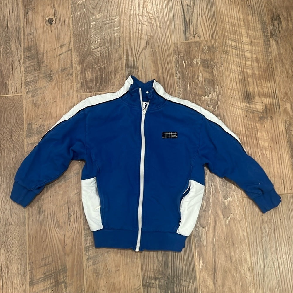 Molo Kids Blue Zip Up Size 6
