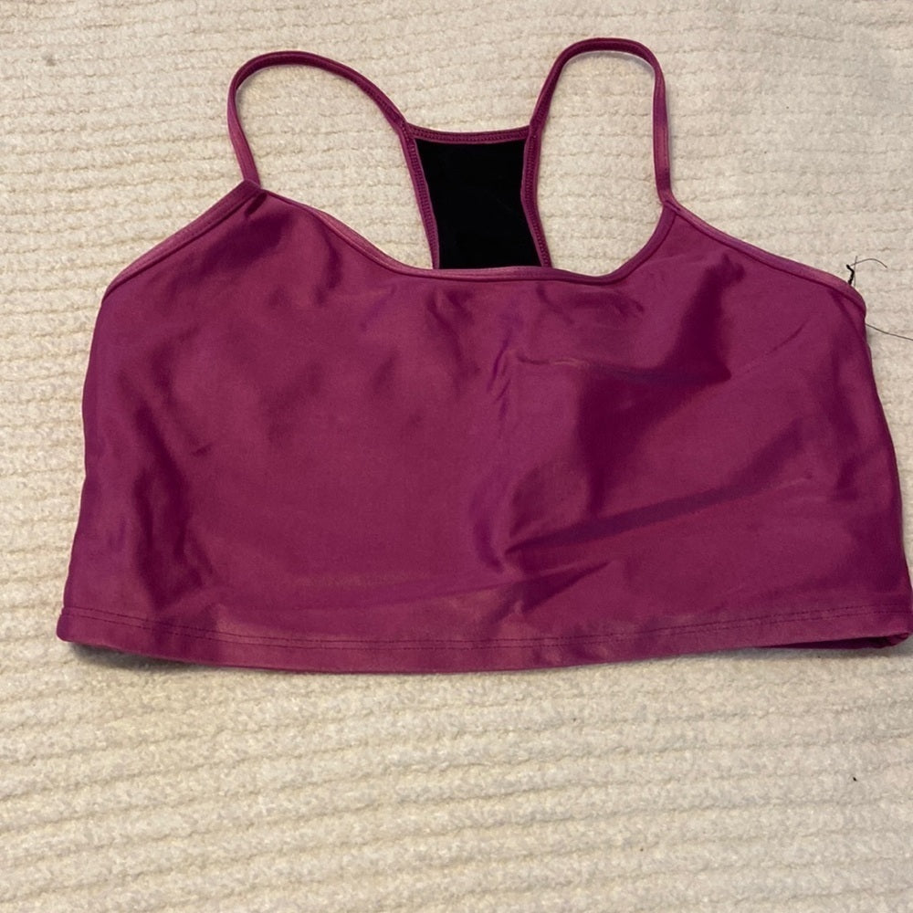 WOMEN’S sports bra. Purple.