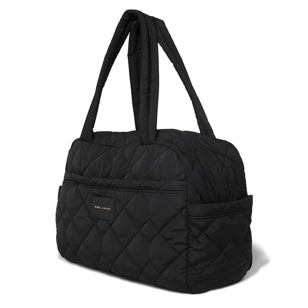 NWT Marc Jacobs Diamond Quilted Medium Weekender Black Bag