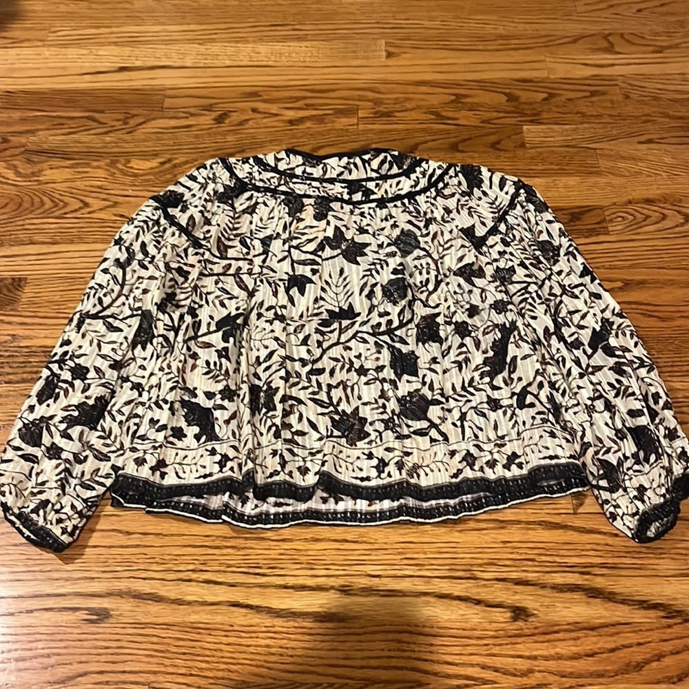 NWT Ulla Johnson Woman’s Multi Kirana Birds of PF Top Size 0