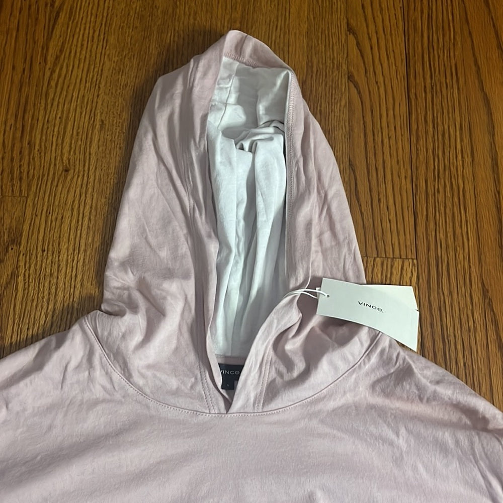 NWT Vince Men’s Pink Light Hoodie Size L