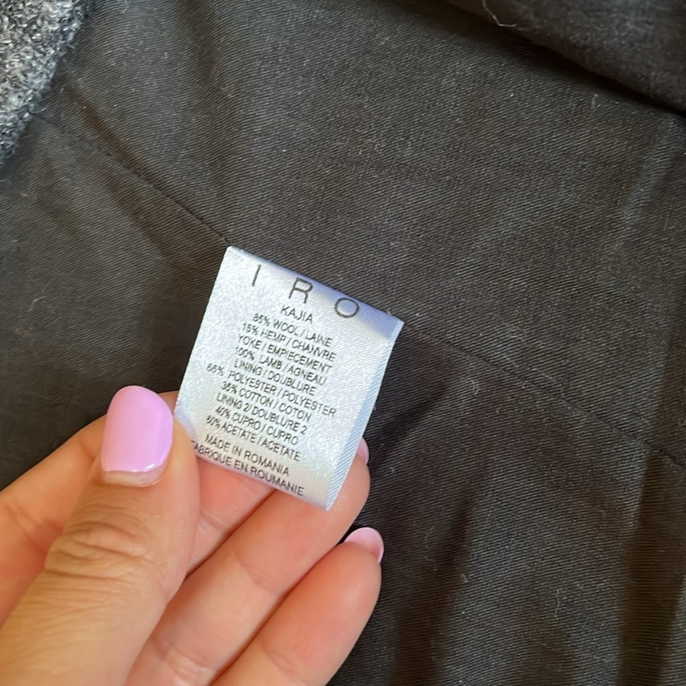 IRO Women’s Black Jacket Size 2