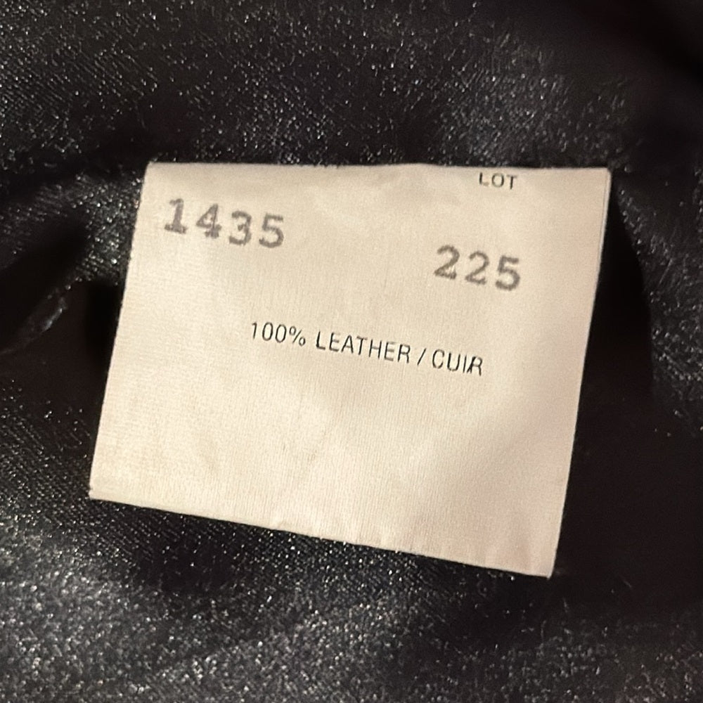 Margaret Godfrey Women’s Black Leather Jacket Size Large