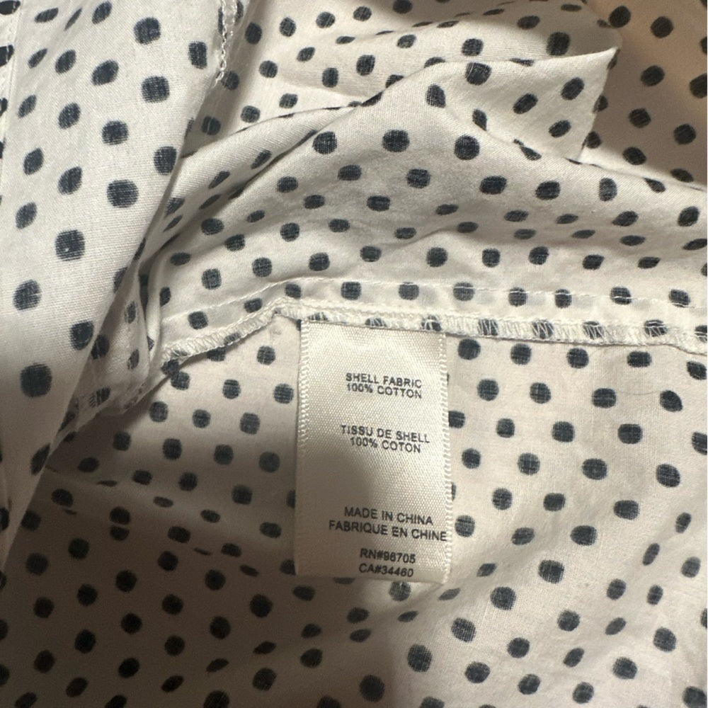 NWT La Vie Women’s Polka Dot Blouse Size Medium