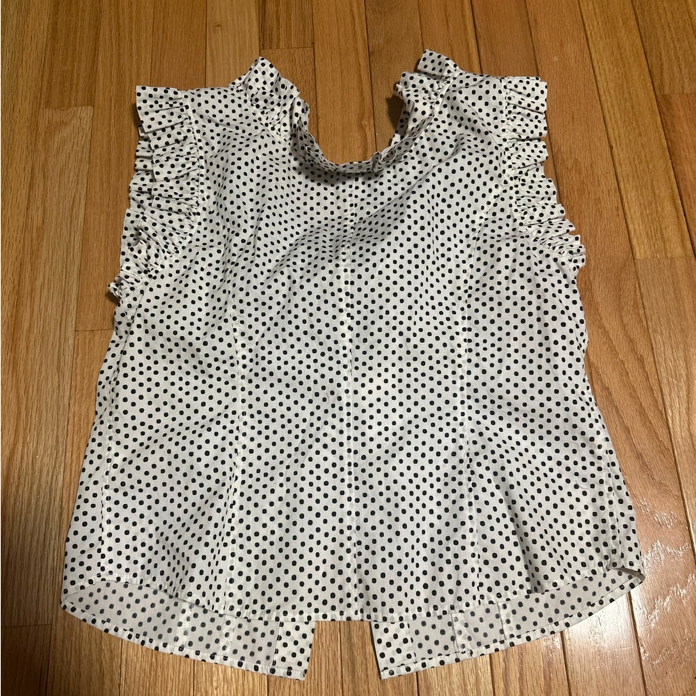 NWT La Vie Women’s Polka Dot Blouse Size Medium