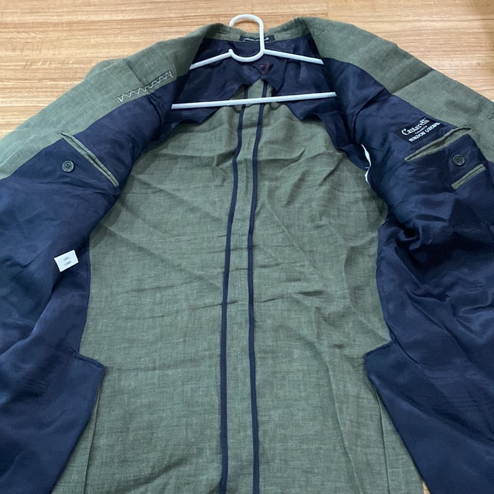 Cantarelli Men’s Green Linen Sport Jacket
