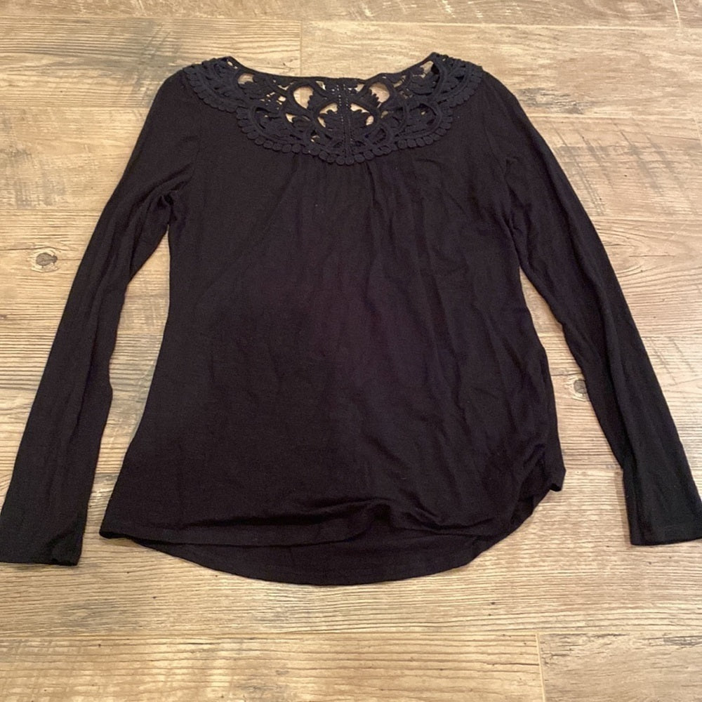 MEADOW Rue Women’s Black Top Size Small