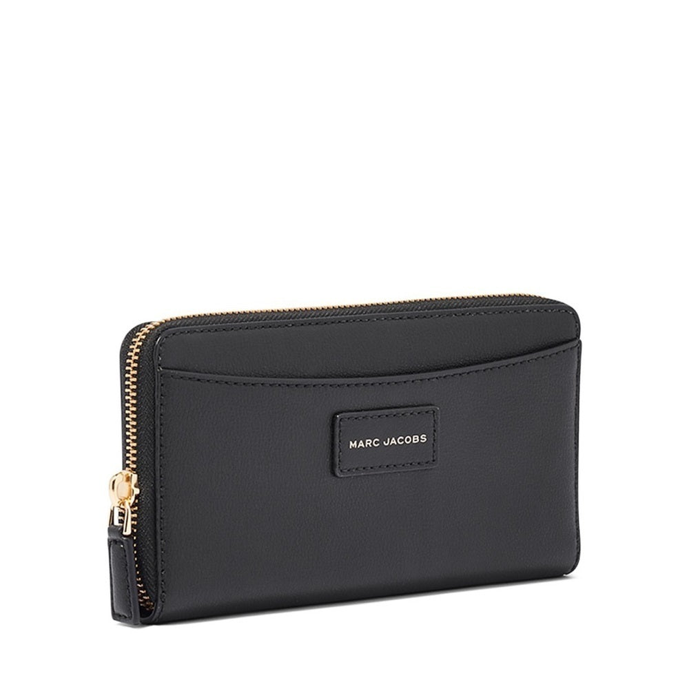 NWT Marc Jacobs Black The Protege Leather Zip Wallet
