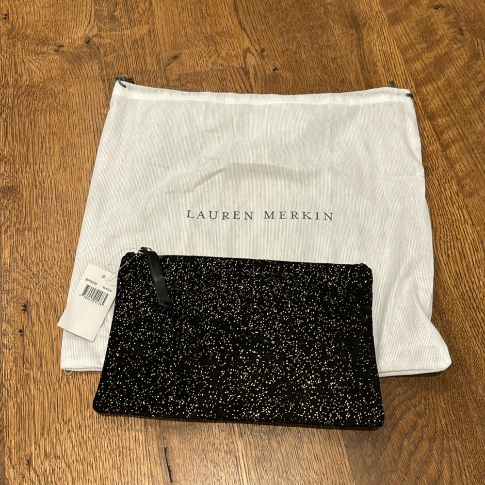 NWT Lauren Merkin Women’s Bag Black and Gold