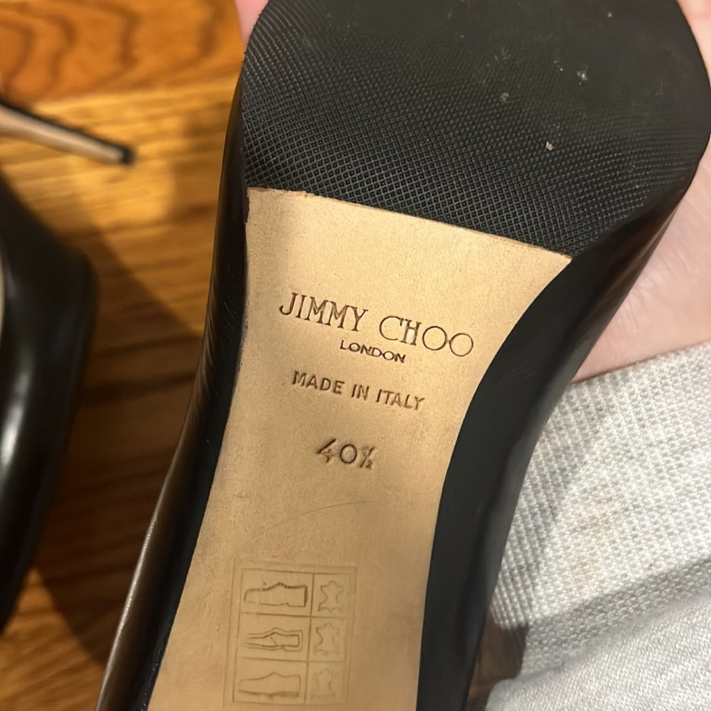 Jimmy Choo Woman’s Black Heels Size 40.5