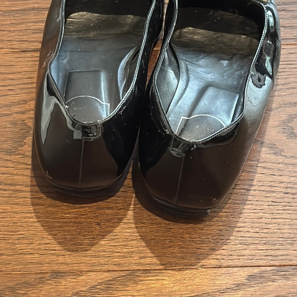 Roger Vivier Black Women's Flats Shoes with Silver Accents Size 37