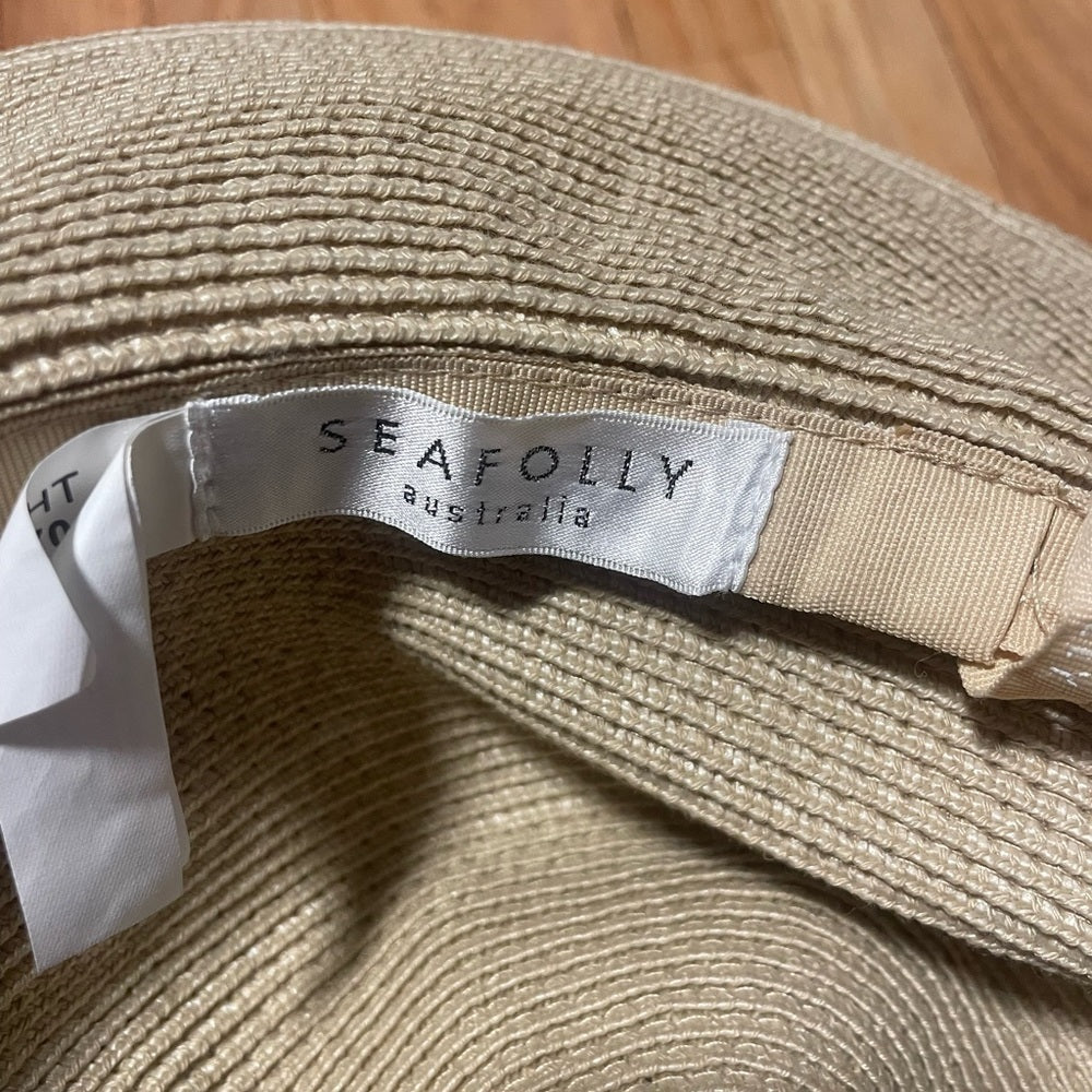 Seafolly Australia Beige Sun Hat One Size