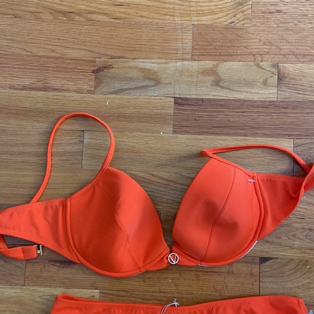 Nwt Women’s Valentino Orange Bikini Coppa Size 48