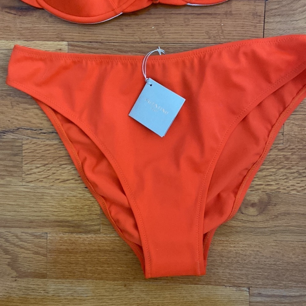 Nwt Women’s Valentino Orange Bikini Coppa Size 48