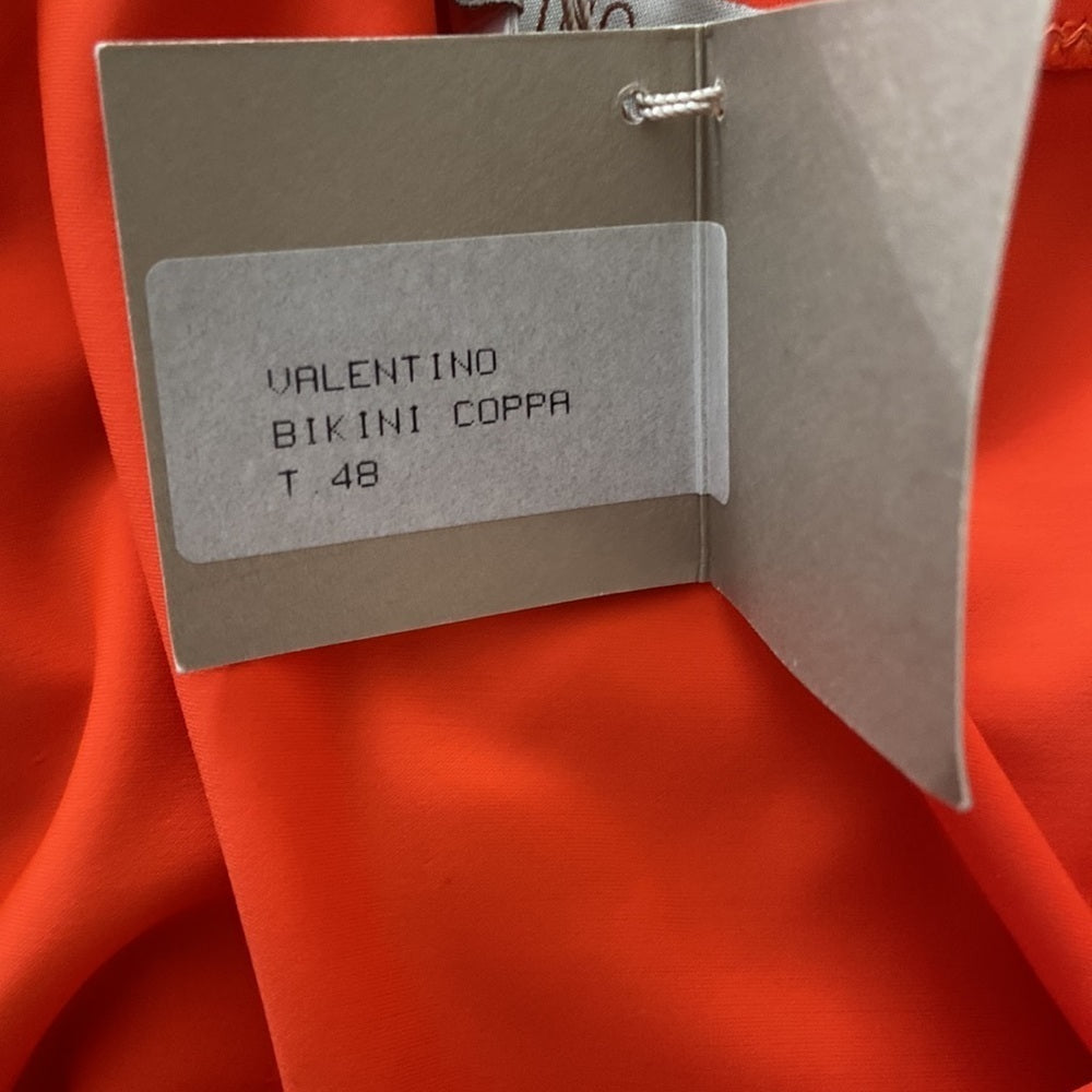 Nwt Women’s Valentino Orange Bikini Coppa Size 48