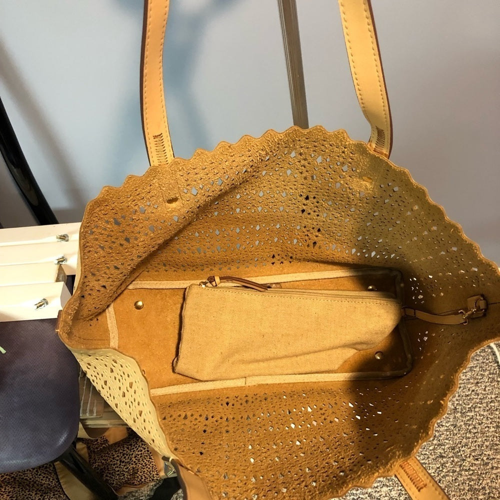 Cream Shoulder Bag