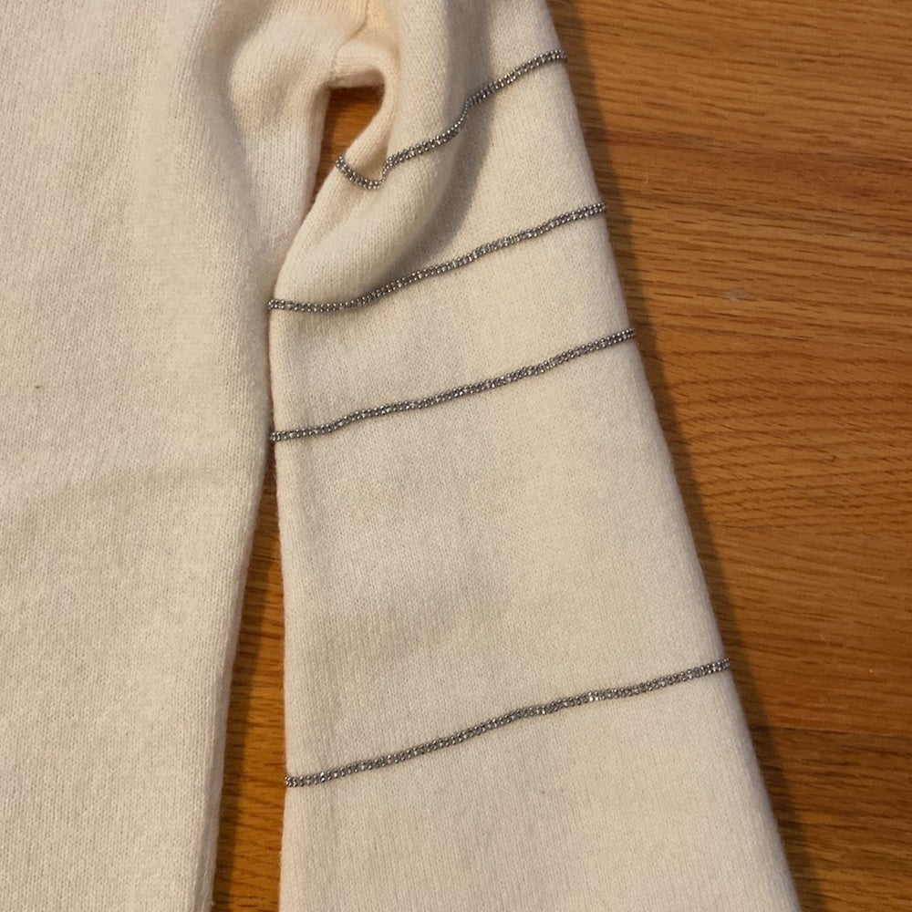 Women’s Neiman Marcus Cashmere Collection sweater. Cream. Size XS