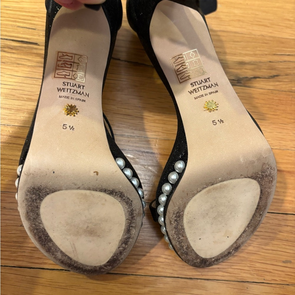 Stuart Weitzman Women’s Black Stiletto Heels Size 5.5