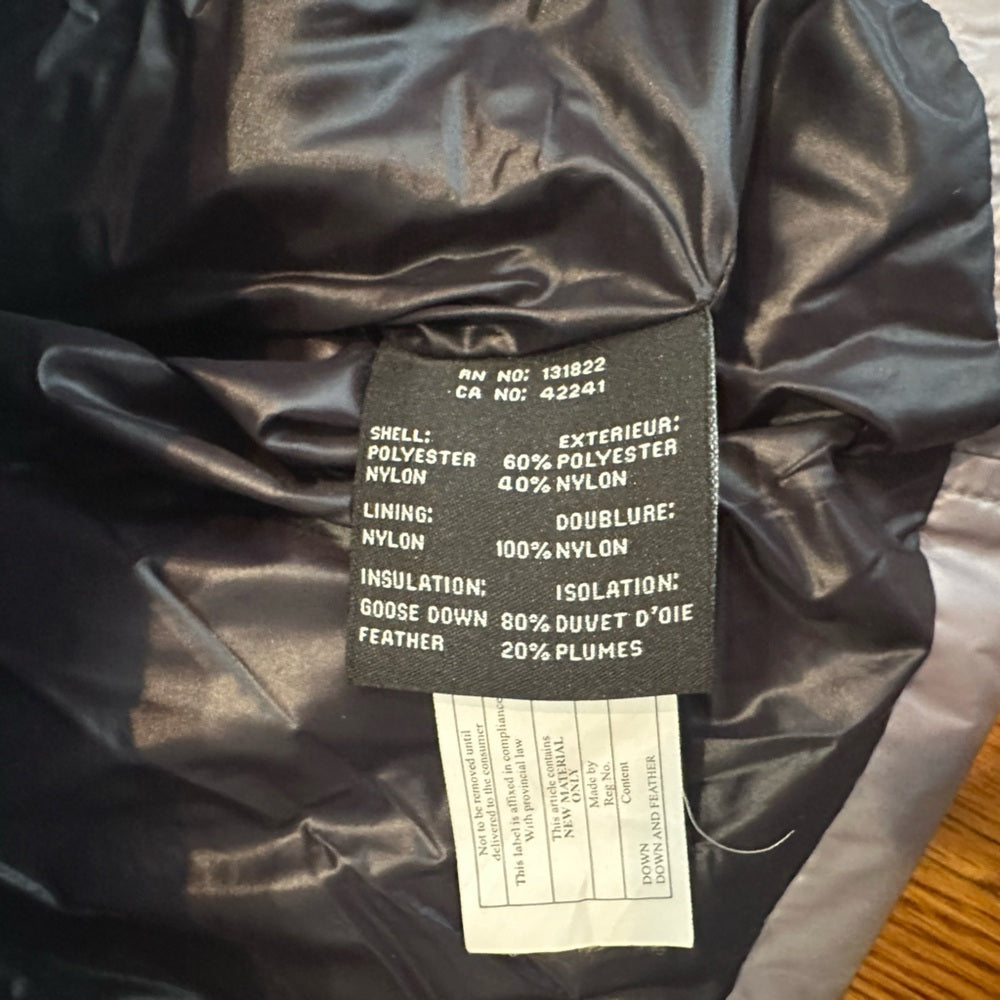 SAM Silver Puffer Jacket Kids Size 10