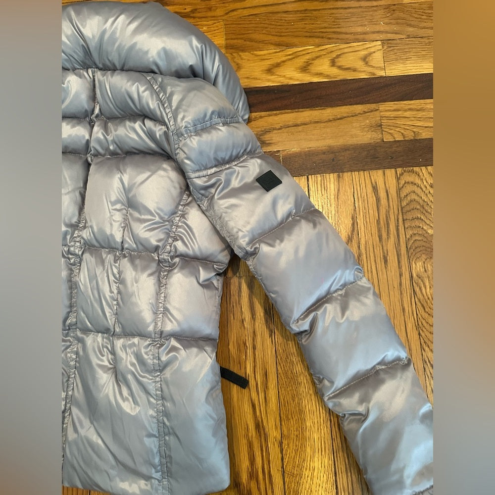 SAM Silver Puffer Jacket Kids Size 10