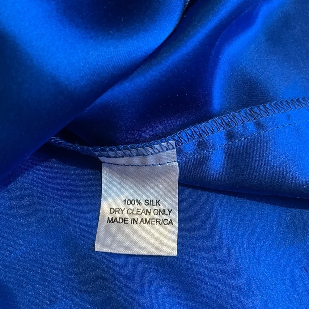 Amanda Uprichard Royal Blue One Sleeved Dress