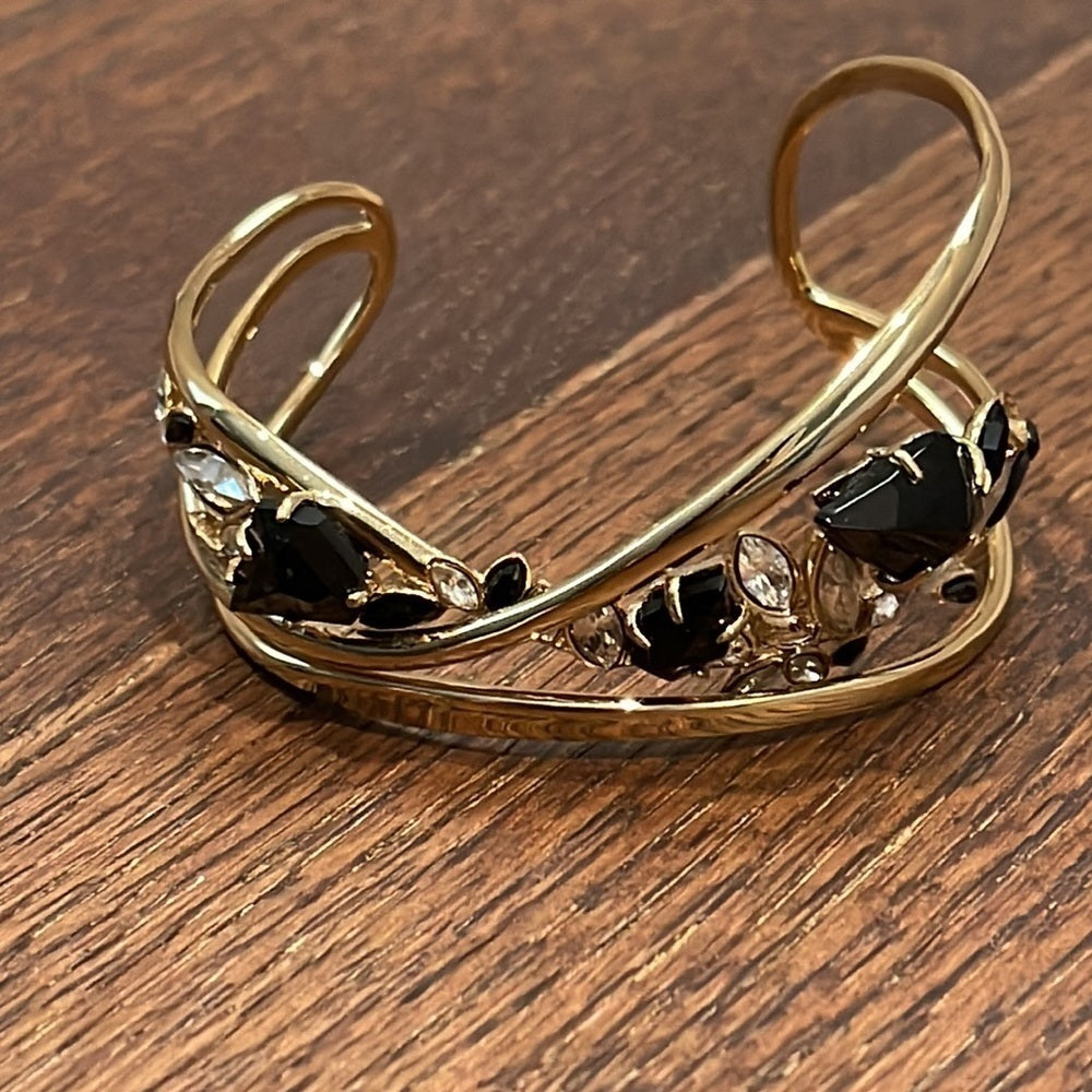 Alexis Bittar Gold Bracelet with Stones