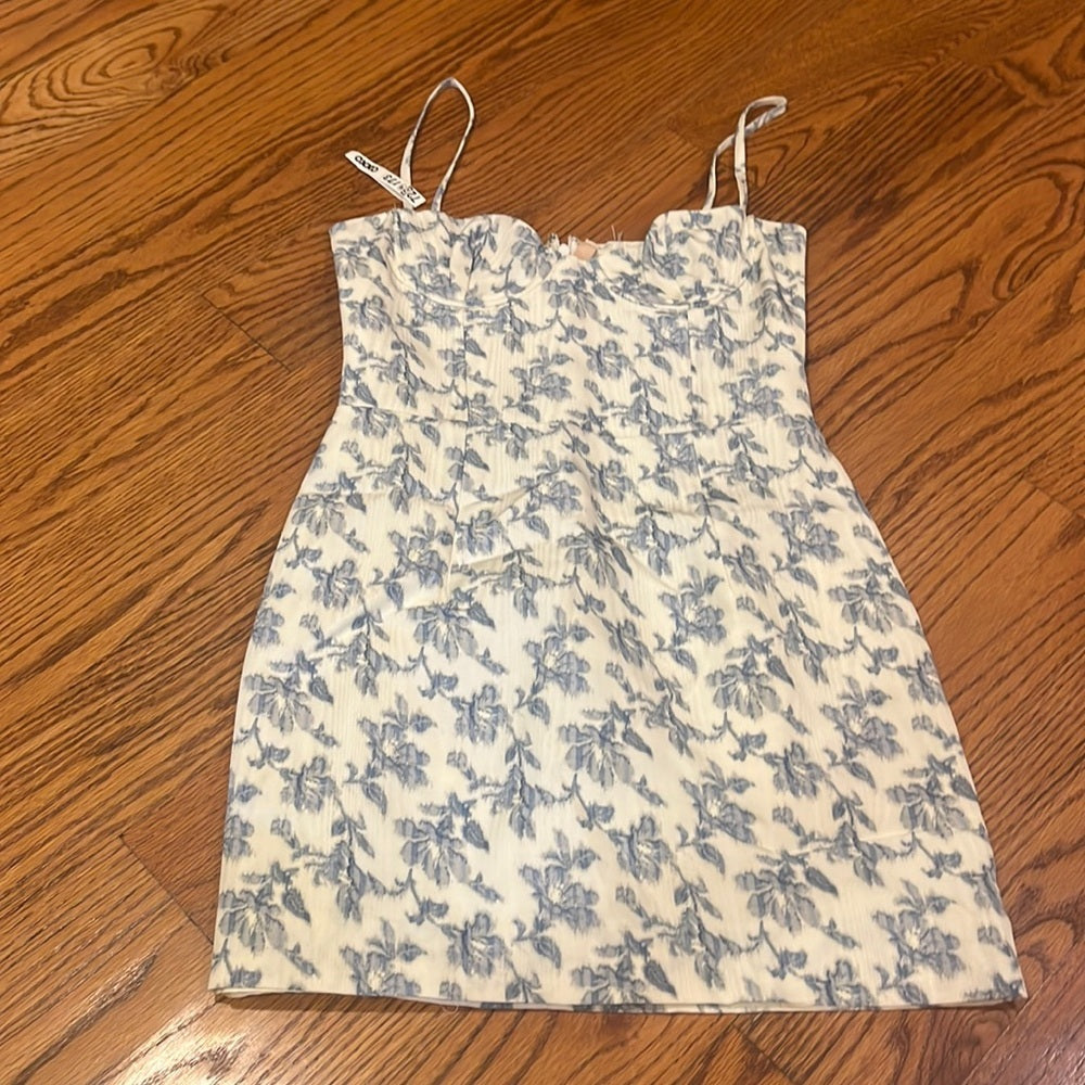 Brock Collection Woman’s Blue Floral Dress Size 2