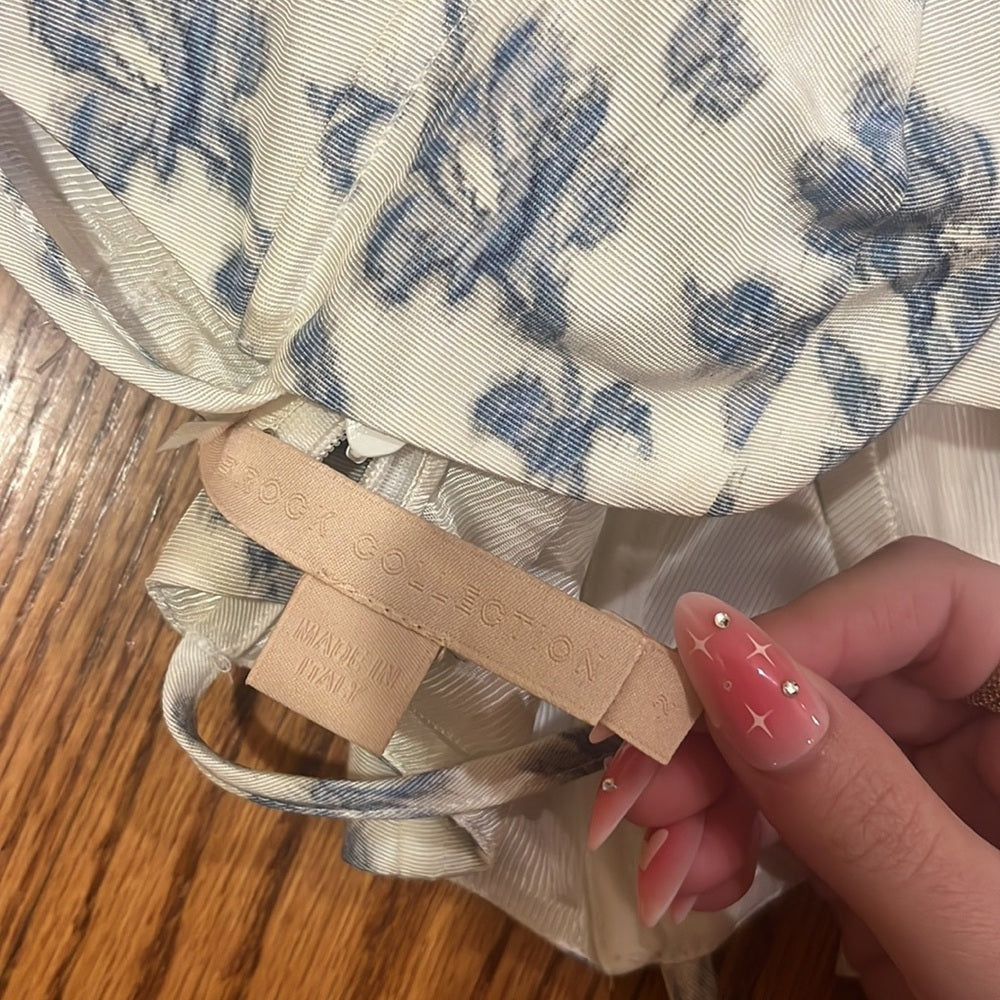 Brock Collection Woman’s Blue Floral Dress Size 2