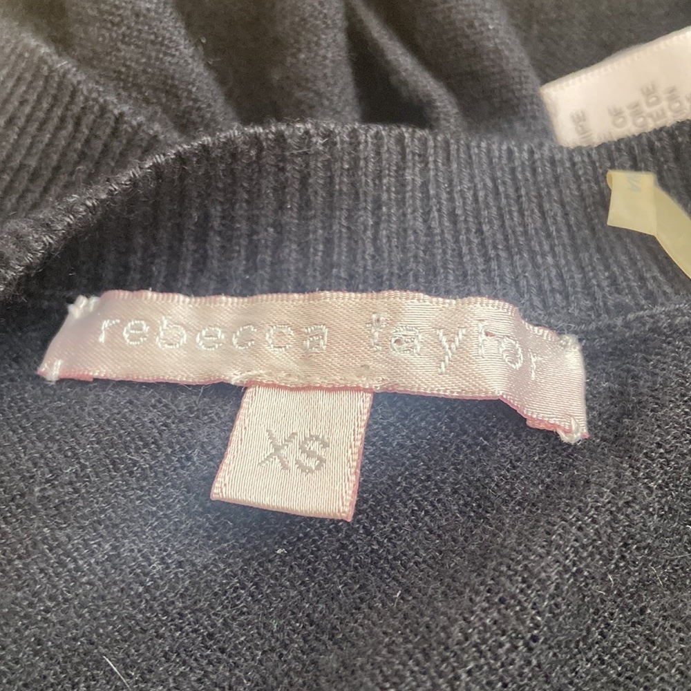 Women’s Rebecca Taylor Dress cardigan. Black. Size XS