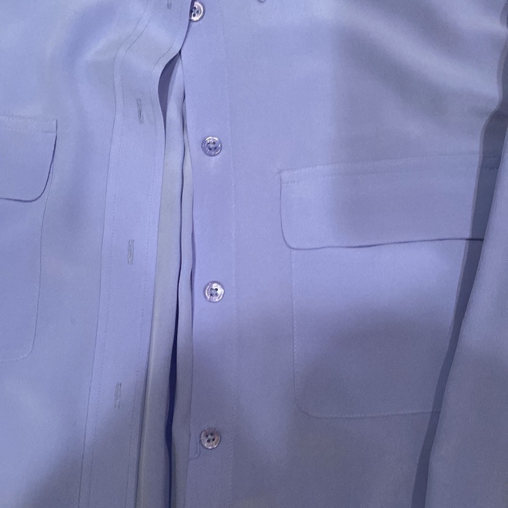 Equipment Femme light purple silk button down size small