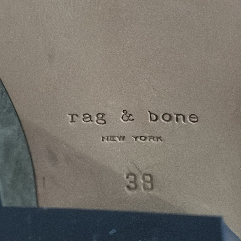 Rag & Bone Women’s Olive Green And Brown Suede Harrow Boots Size 38/8