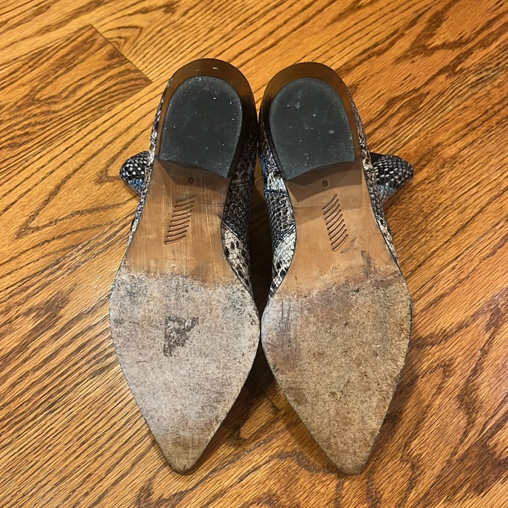 PAIGE Woman’s Snake Skin Booties Size 8