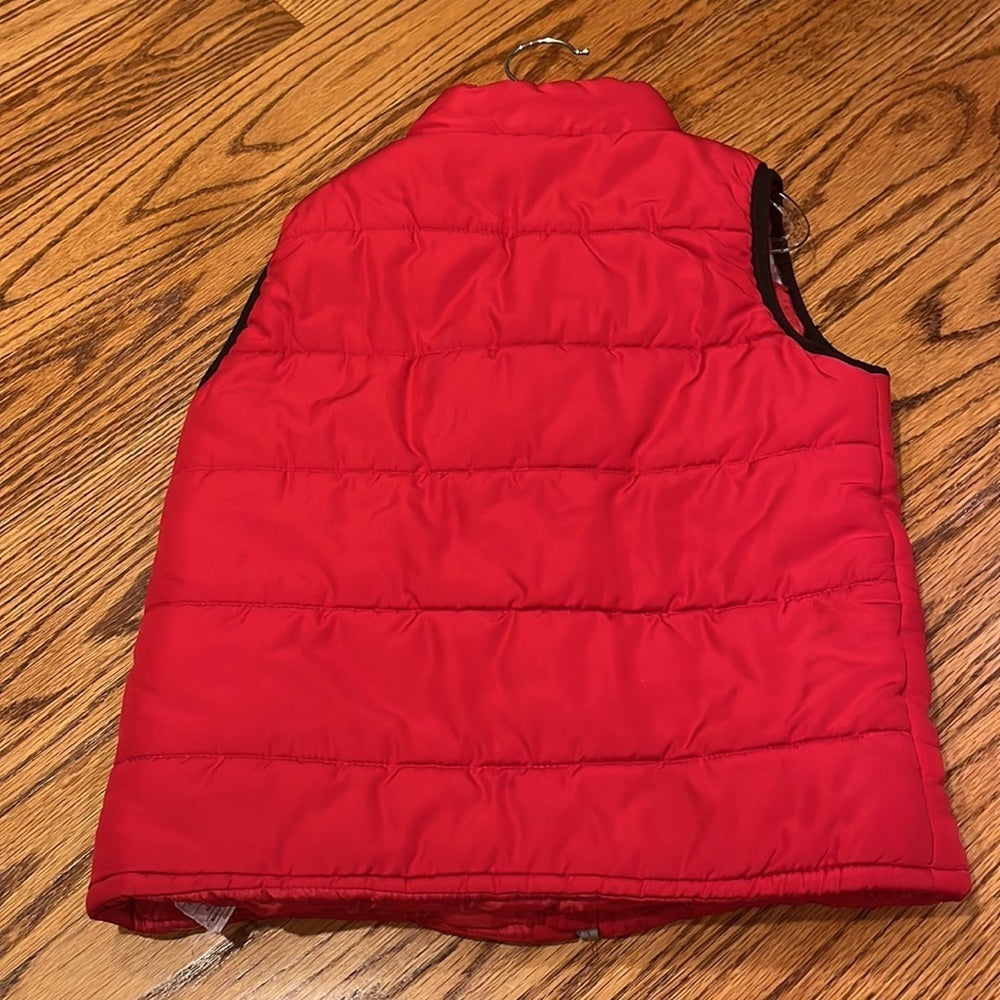 Kids Headquarters Boy’s Red Puffer Firefighter Vest Size 5
