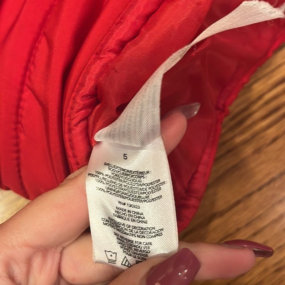 Kids Headquarters Boy’s Red Puffer Firefighter Vest Size 5