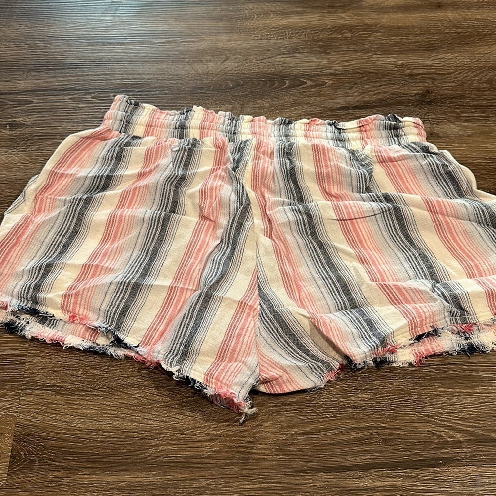 Bella Dahl Women’s Striped Flow Shorts - Size Large