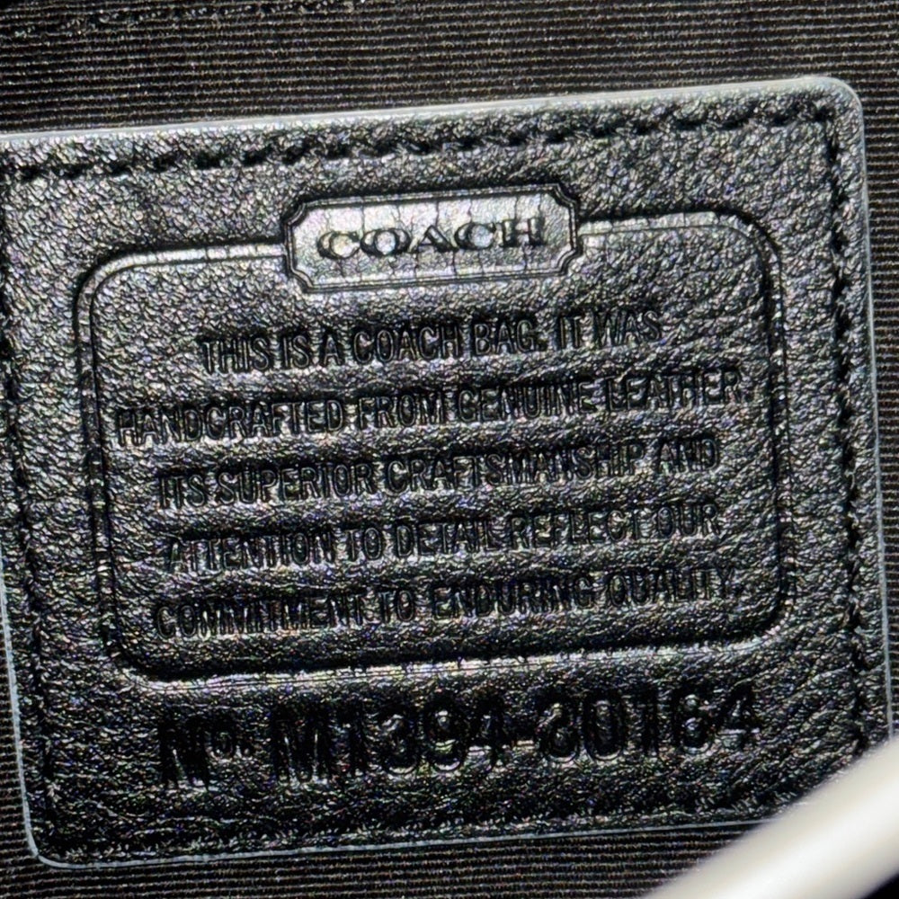Coach Black Leather Clutch